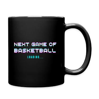Gift basketball basketball funny sport passion - Full Colour Mug - black - Right
