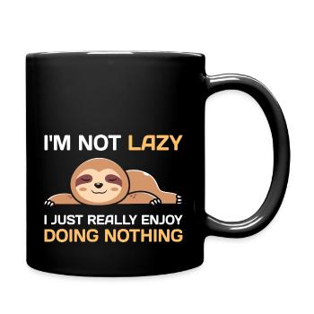 I'm not lazy - Full Colour Mug - black - Right