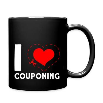 Coupon Shopper Discount Couponer Vente à prix réduit - Mug uni - noir - Droite