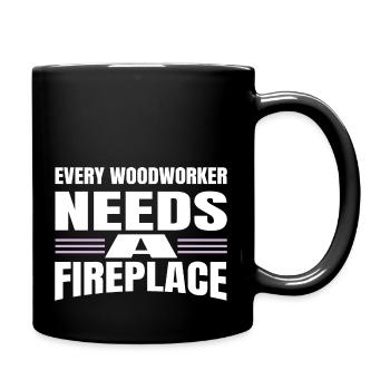 cabinetmaker union carpenter tshirts fun dad - Tasse einfarbig - Schwarz - Rechts