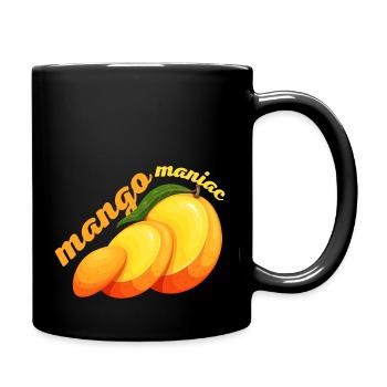 mangomaniac mangeur de mangue fruit été soleil - Mug uni - noir - Droite