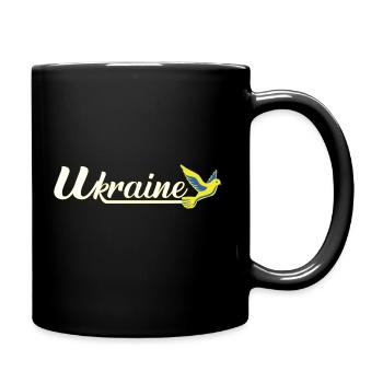 Ukraine Peace - Full Colour Mug - black - Right