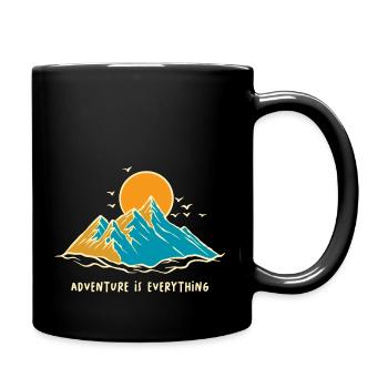 Adventure is Everything - Full Colour Mug - black - Right