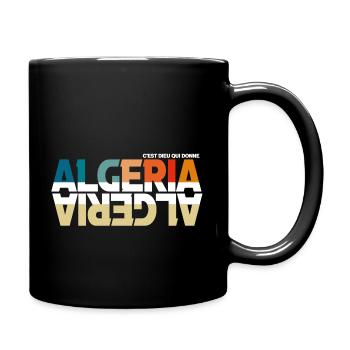 Algeria is God who gives - Full Colour Mug - black - Right