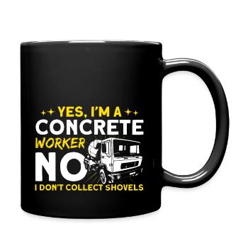Non, je ne collectionne pas les pilotes de mélangeur de pelle - Mug uni - noir - Droite