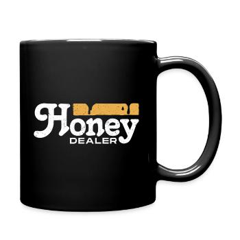Honey Dealer Beekeeper Bee Honey Beekeeping Honeycomb - Full Colour Mug - black - Right