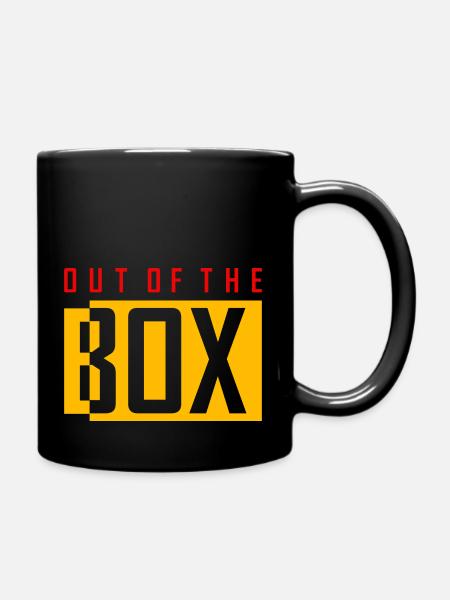 Out Of The Box Design - Tasse einfarbig - Schwarz