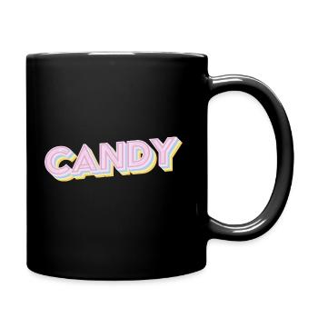 Bonbon - Mug uni - noir - Droite