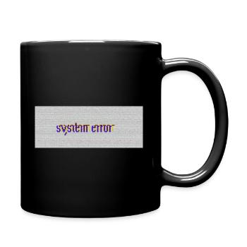 system error - Full Colour Mug - black - Right