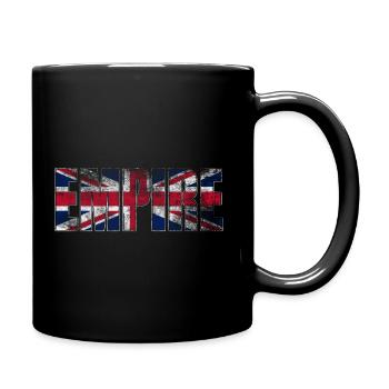 EMPIRE UK GB used look - Tasse einfarbig - Schwarz - Rechts