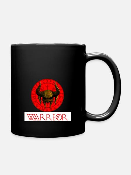 Warrior - Tasse einfarbig - Schwarz
