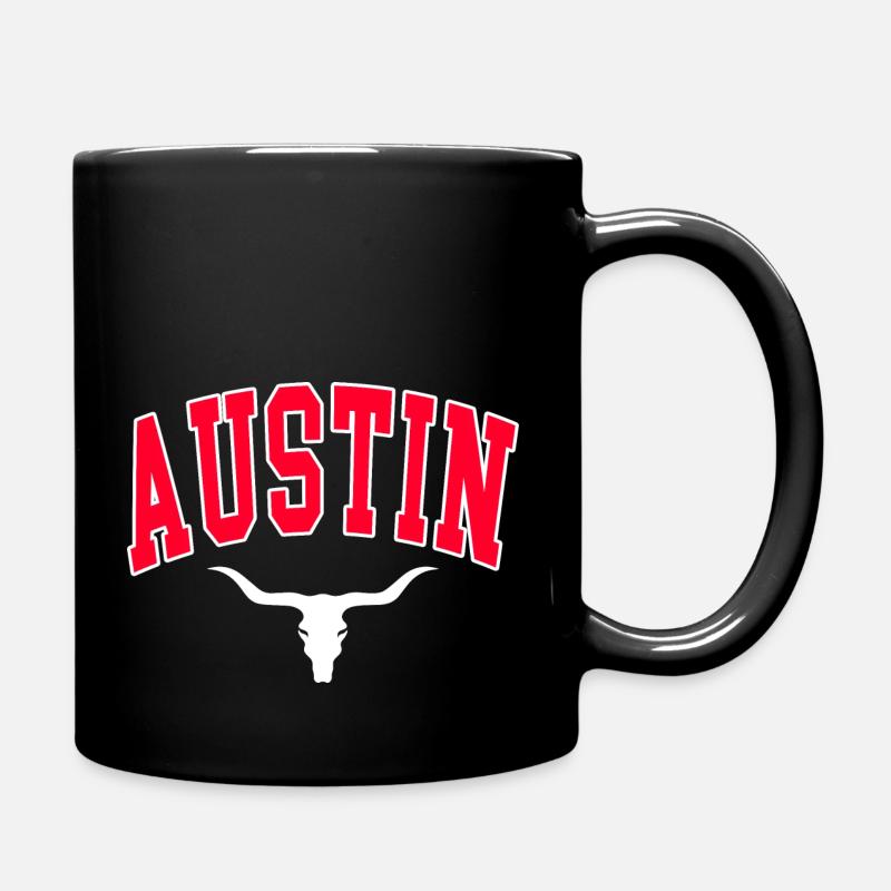 Austin Longhorn - Mug uni - noir