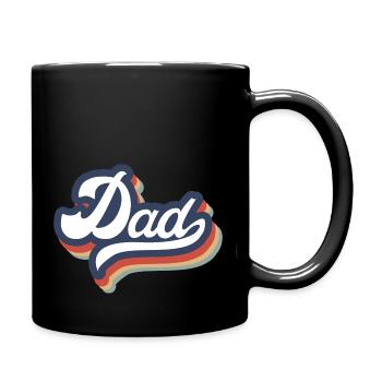 Papa rétro, c’est ton design ! - Mug uni - noir - Droite