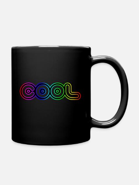 Cool pattern - Full Colour Mug - black