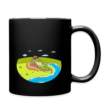 Georges Croco 972 Fluss - Tasse einfarbig - Schwarz - Rechts