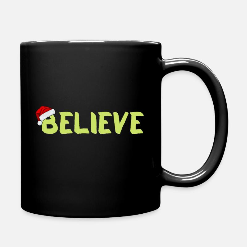 Croyez au Père Noël - Mug uni - noir