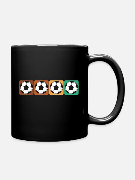 Coupe du monde des supporters de football - Mug uni - noir