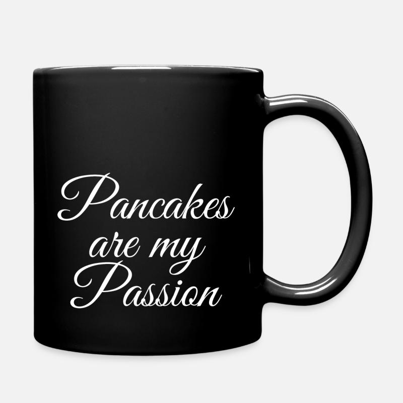 Pancakes are my Passion Pfannkuchen - Full Colour Mug - black