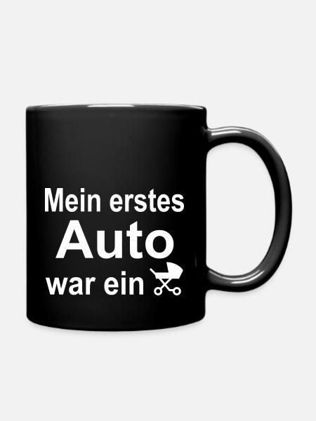 Auto - Tasse einfarbig - Schwarz