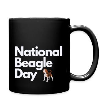 Beagle Dogs Race de chien Beagle Day Dog Owner - Mug uni - noir - Droite