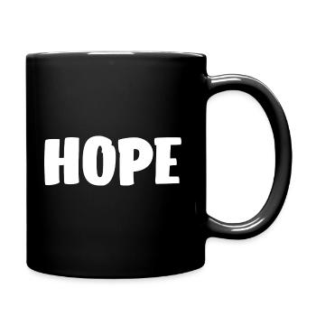 Hope - Tasse einfarbig - Schwarz - Rechts