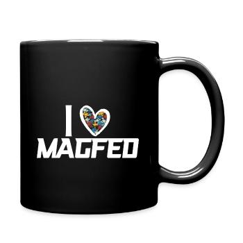 iLoVeMagfed - Tasse einfarbig - Schwarz - Rechts