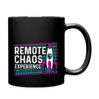 remote chaos experience - CCC Congress Hacker RC3 - Full Colour Mug - black - Right