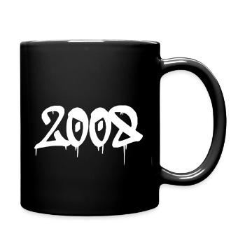 Rap Graffiti Design for Fans 2008 20s - Full Colour Mug - black - Right