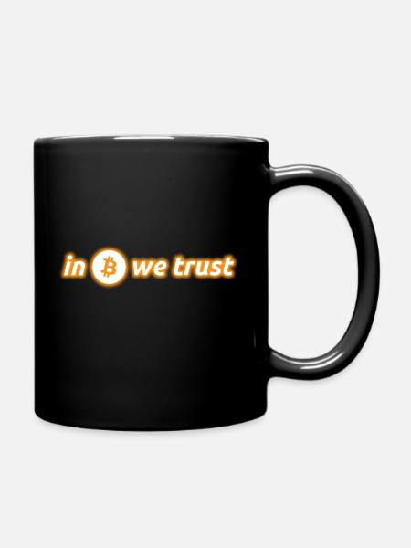 En Bitcoin, nous avons confiance - Mug uni - noir