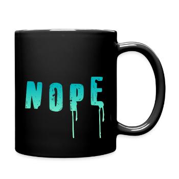 NOPE - ne soyez pas un béni-oui-oui! - Mug uni - noir - Droite