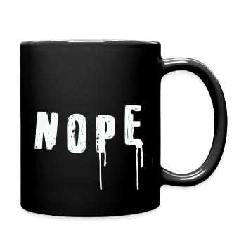 NOPE - ne soyez pas un béni-oui-oui! - Mug uni - noir - Droite