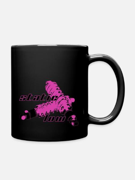 staticlow 2 - Tasse einfarbig - Schwarz