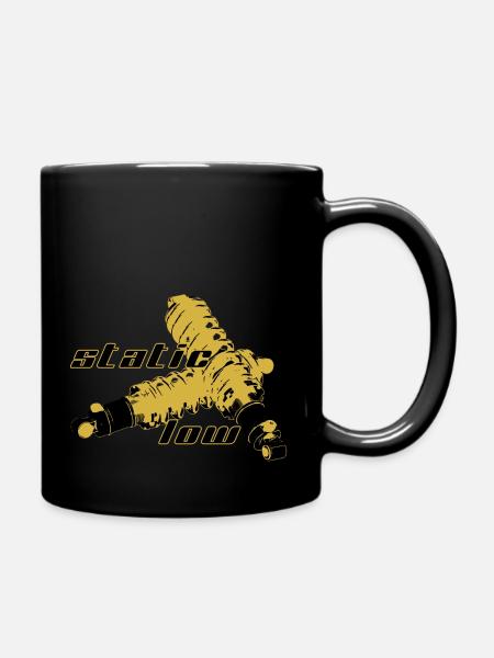 staticlow 3 - Tasse einfarbig - Schwarz