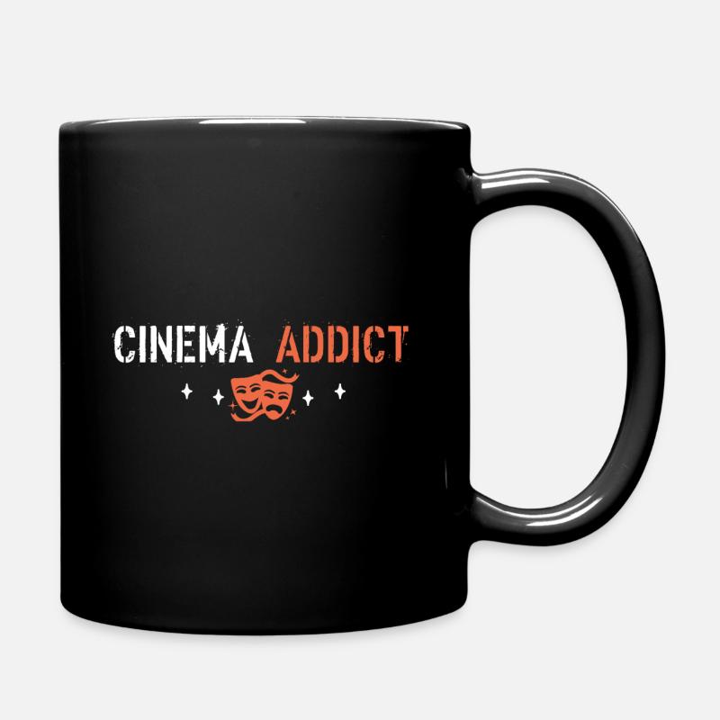 cinéma addict - Mug uni - noir