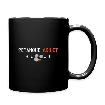 Petanque addict - Full Colour Mug - black - Right