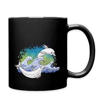 Delphine - Tasse einfarbig - Schwarz - Rechts