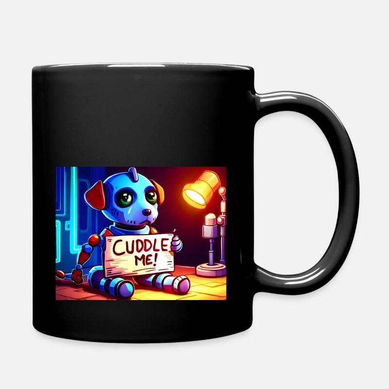 Cuddle me - Full Colour Mug - black