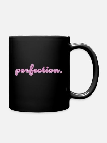 Perfection - Mug uni - noir