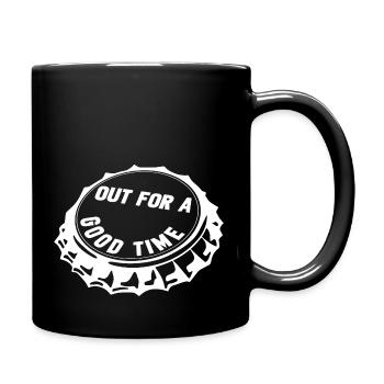 out for a good time - Tasse einfarbig - Schwarz - Rechts