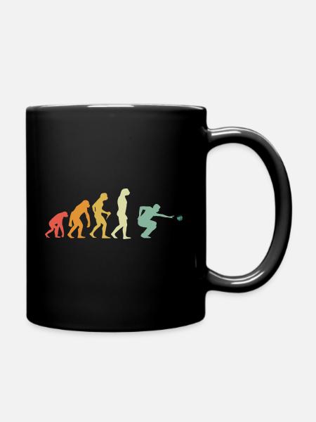 Développement de boules et joueurs de pétanque - Mug uni - noir