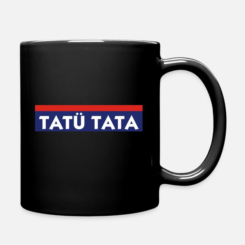 TATÜ TATA Polizei - Tasse einfarbig - Schwarz