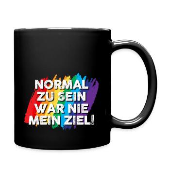 Schullehrerin Lehrerin - Tasse einfarbig - Schwarz - Rechts