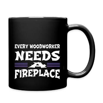 T-shirts de charpentier amusants - Mug uni - noir - Droite