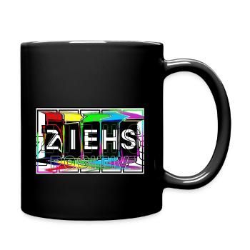 ZIEHS POSITIV - Tasse einfarbig - Schwarz - Rechts