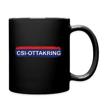 Ottakringer Polizei Forensiker - Tasse einfarbig - Schwarz - Rechts