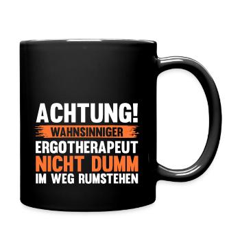 Ergotherapie Ergotherapeut - Tasse einfarbig - Schwarz - Rechts