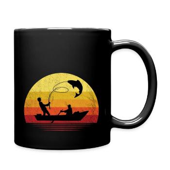 Fishing Sports Fishing Fish Fishing Hooks Fishing - Full Colour Mug - black - Right