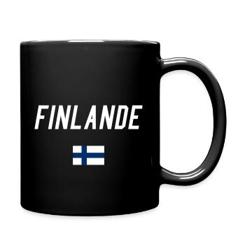 finland - Mug uni - noir - Droite