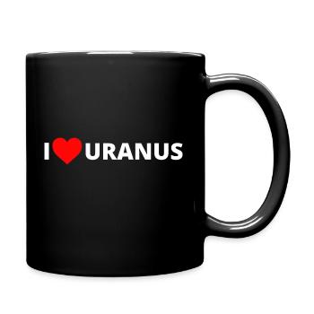 J’aime l’enfer d’Uranus - Mug uni - noir - Droite