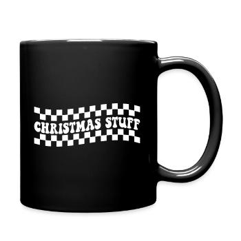 Christmas Stuff - Tasse einfarbig - Schwarz - Rechts